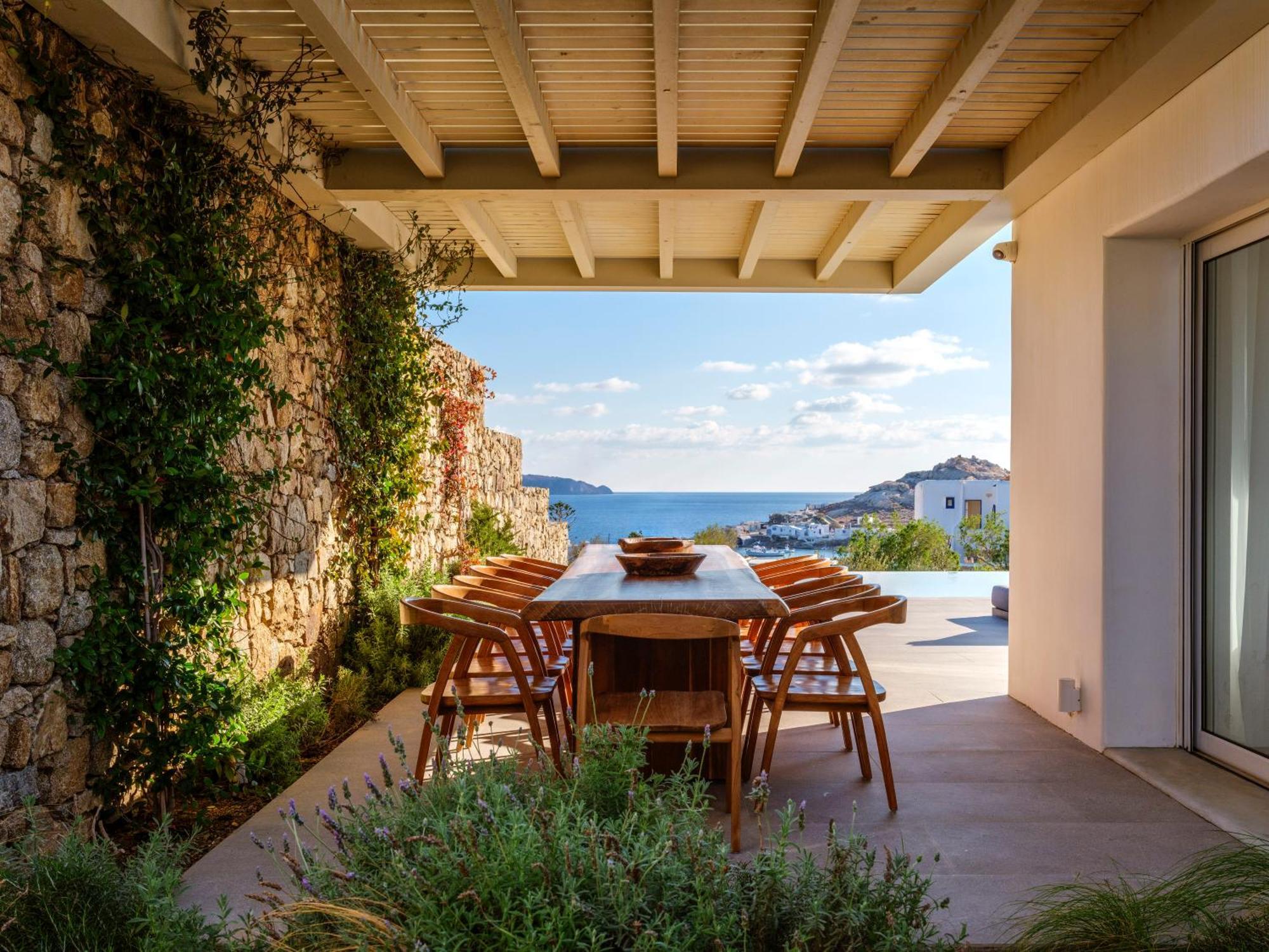 קלפטיס Blue Eye Grand Villa Mykonos מראה חיצוני תמונה