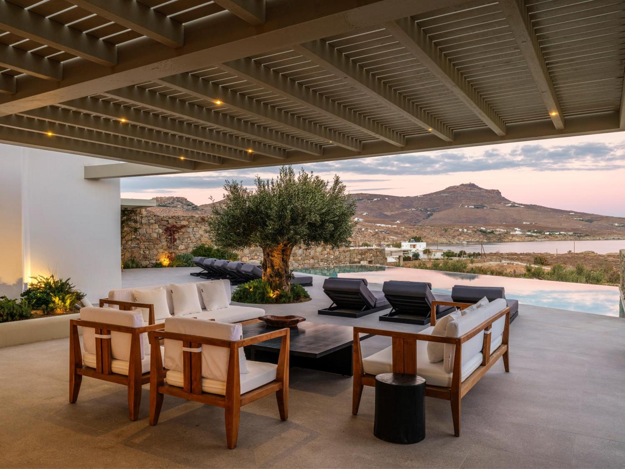 קלפטיס Blue Eye Grand Villa Mykonos מראה חיצוני תמונה