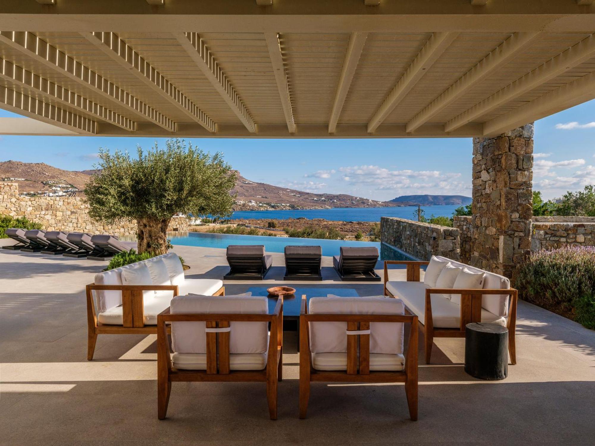קלפטיס Blue Eye Grand Villa Mykonos מראה חיצוני תמונה