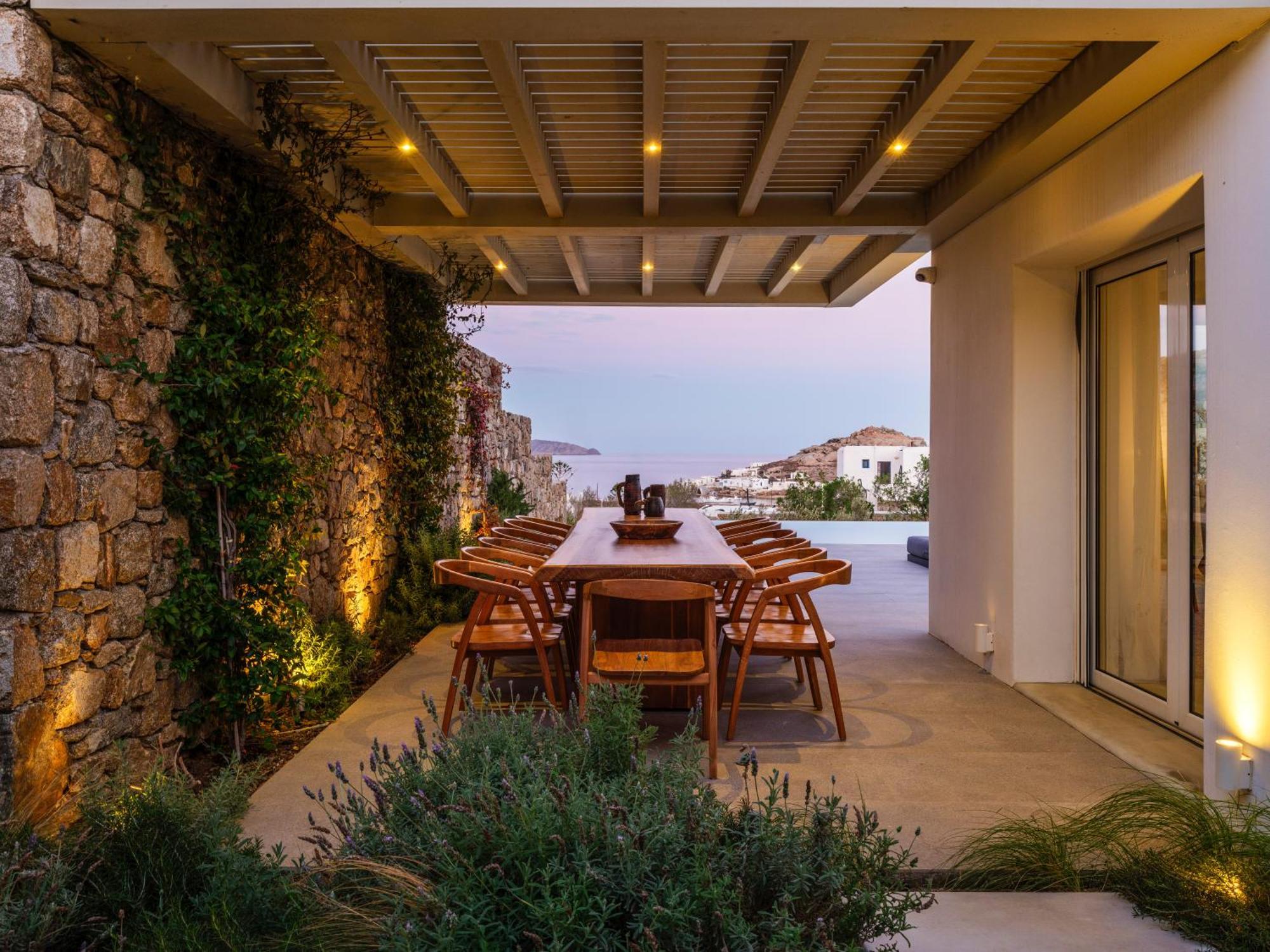 קלפטיס Blue Eye Grand Villa Mykonos מראה חיצוני תמונה