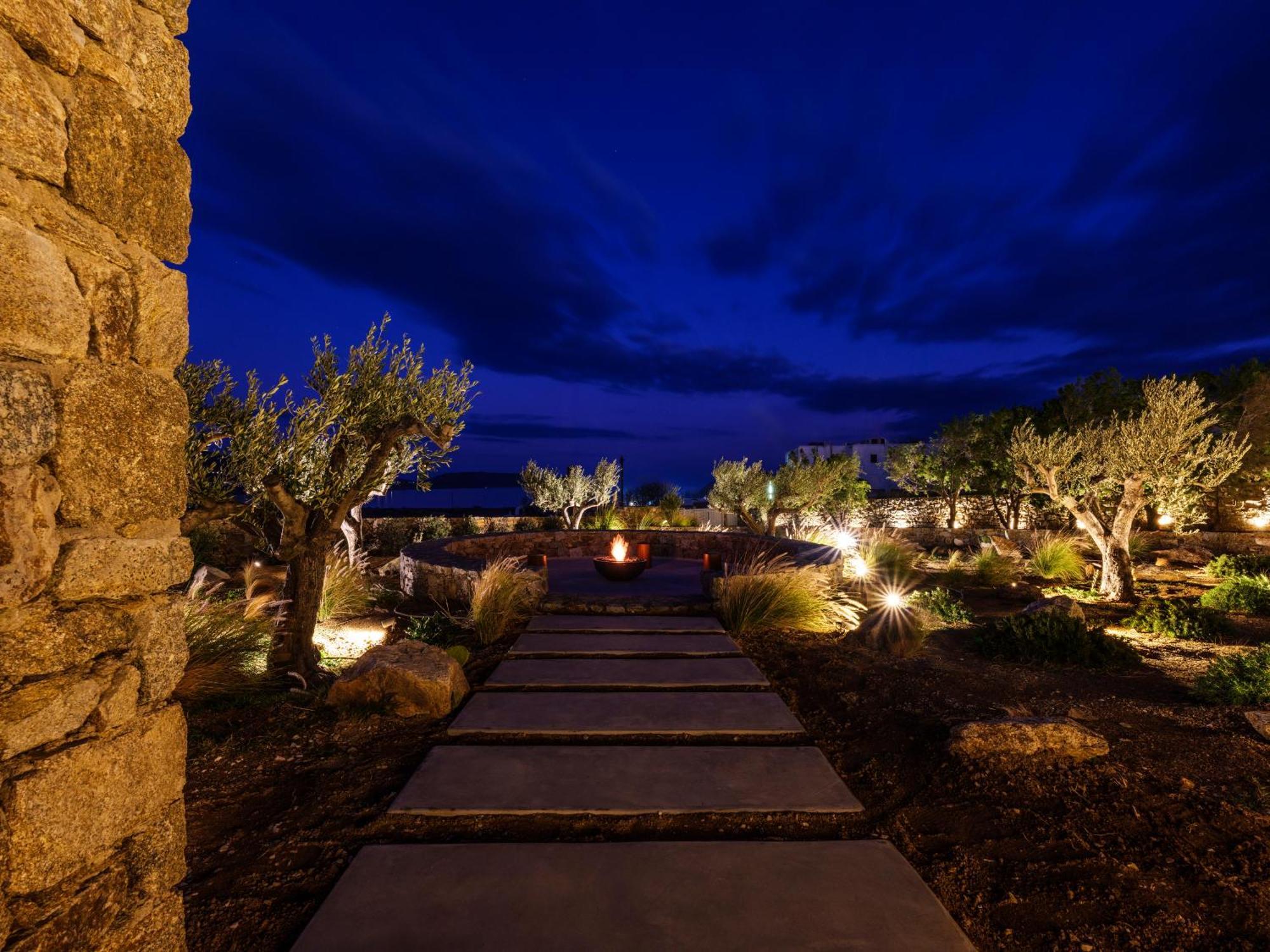 קלפטיס Blue Eye Grand Villa Mykonos מראה חיצוני תמונה