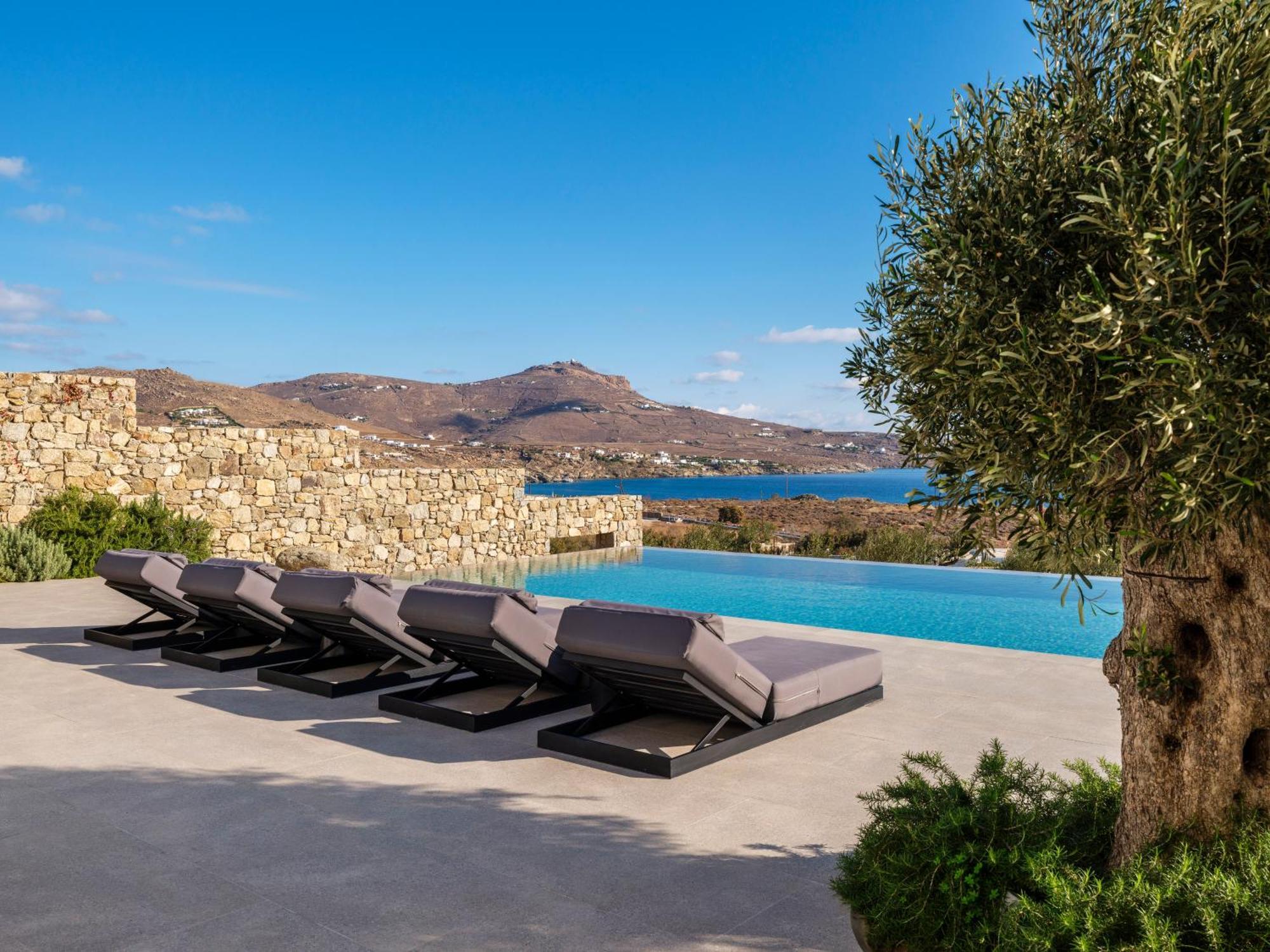 קלפטיס Blue Eye Grand Villa Mykonos מראה חיצוני תמונה