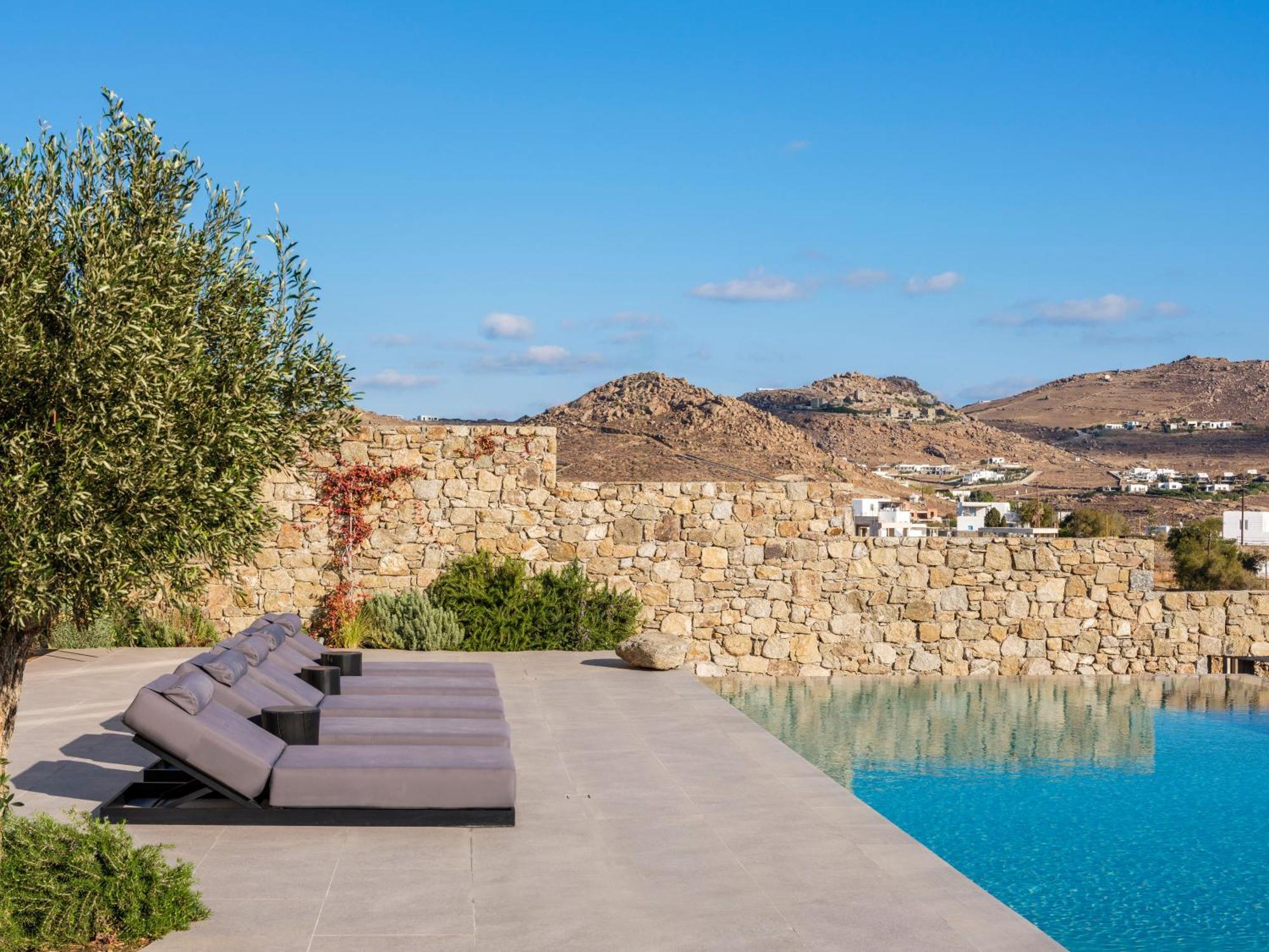 קלפטיס Blue Eye Grand Villa Mykonos מראה חיצוני תמונה