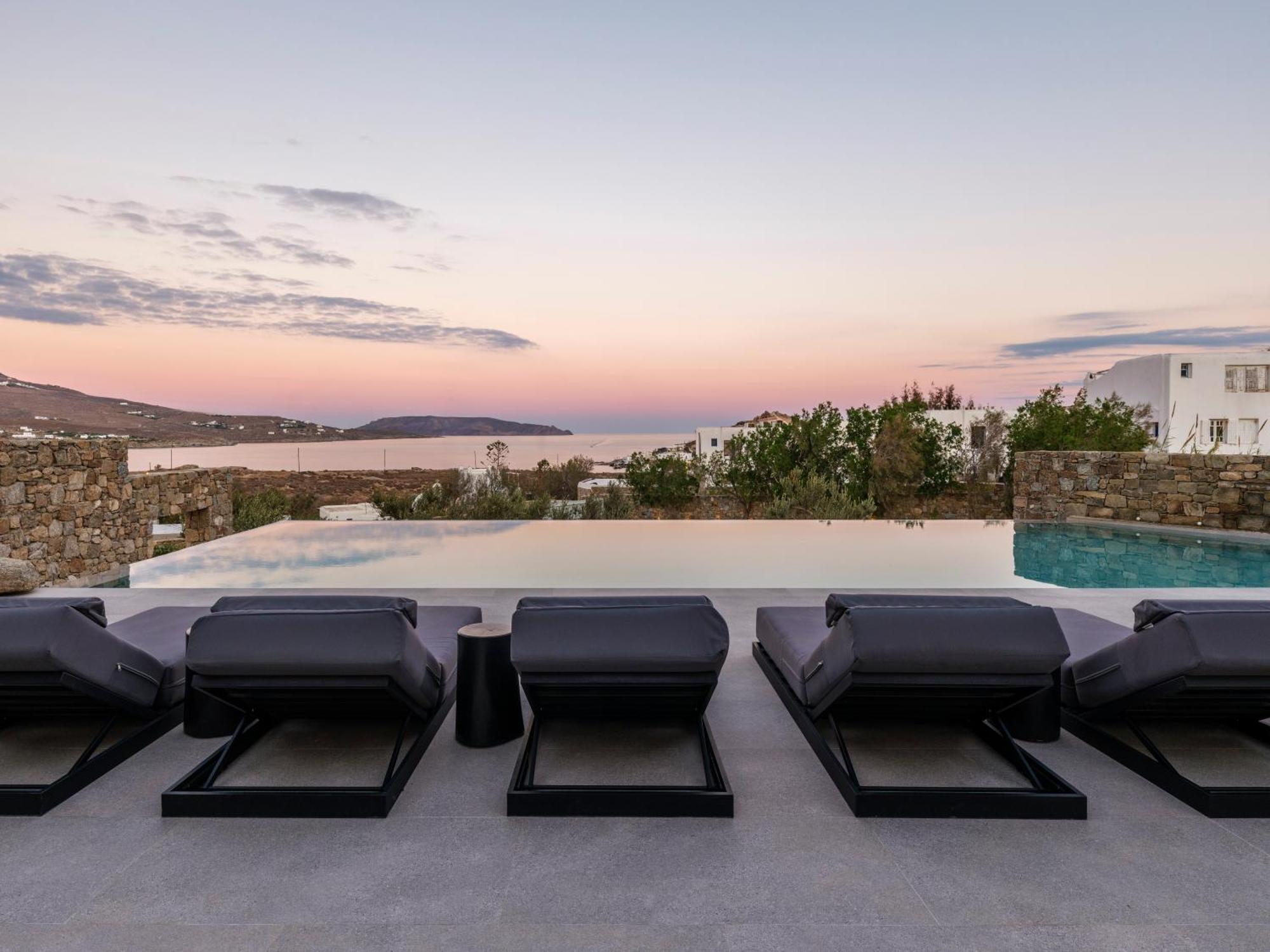 קלפטיס Blue Eye Grand Villa Mykonos מראה חיצוני תמונה