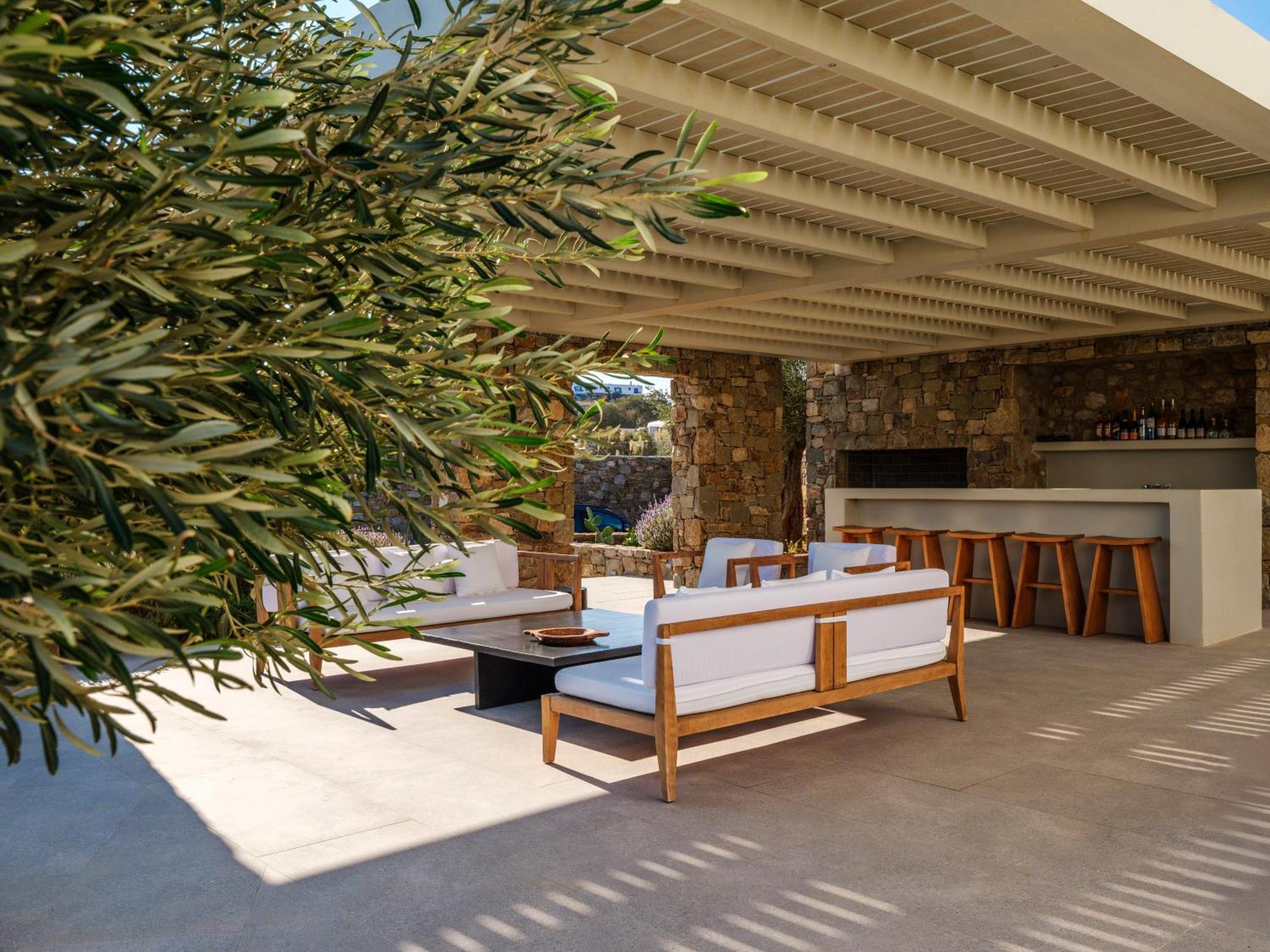 קלפטיס Blue Eye Grand Villa Mykonos מראה חיצוני תמונה