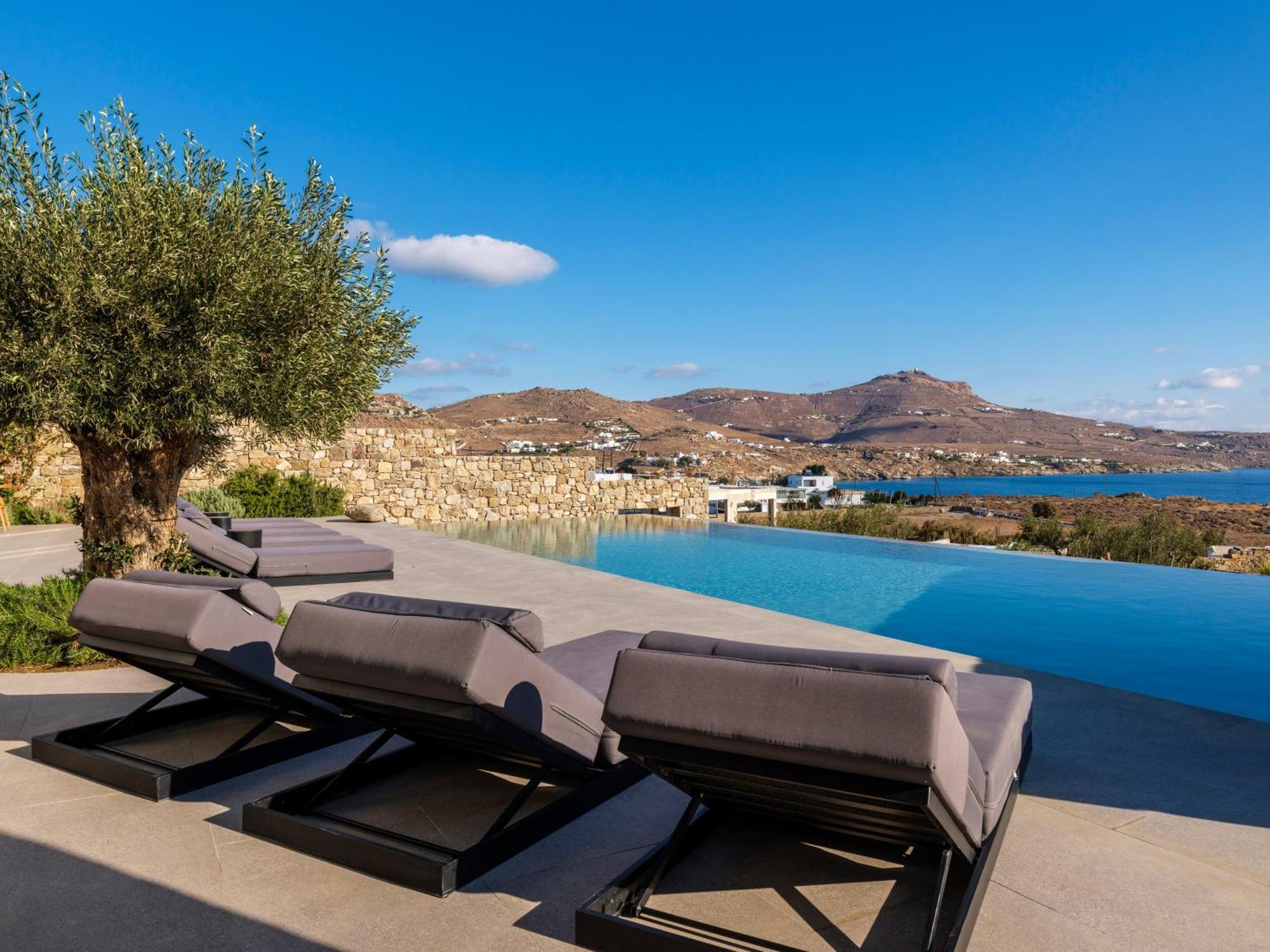 קלפטיס Blue Eye Grand Villa Mykonos מראה חיצוני תמונה