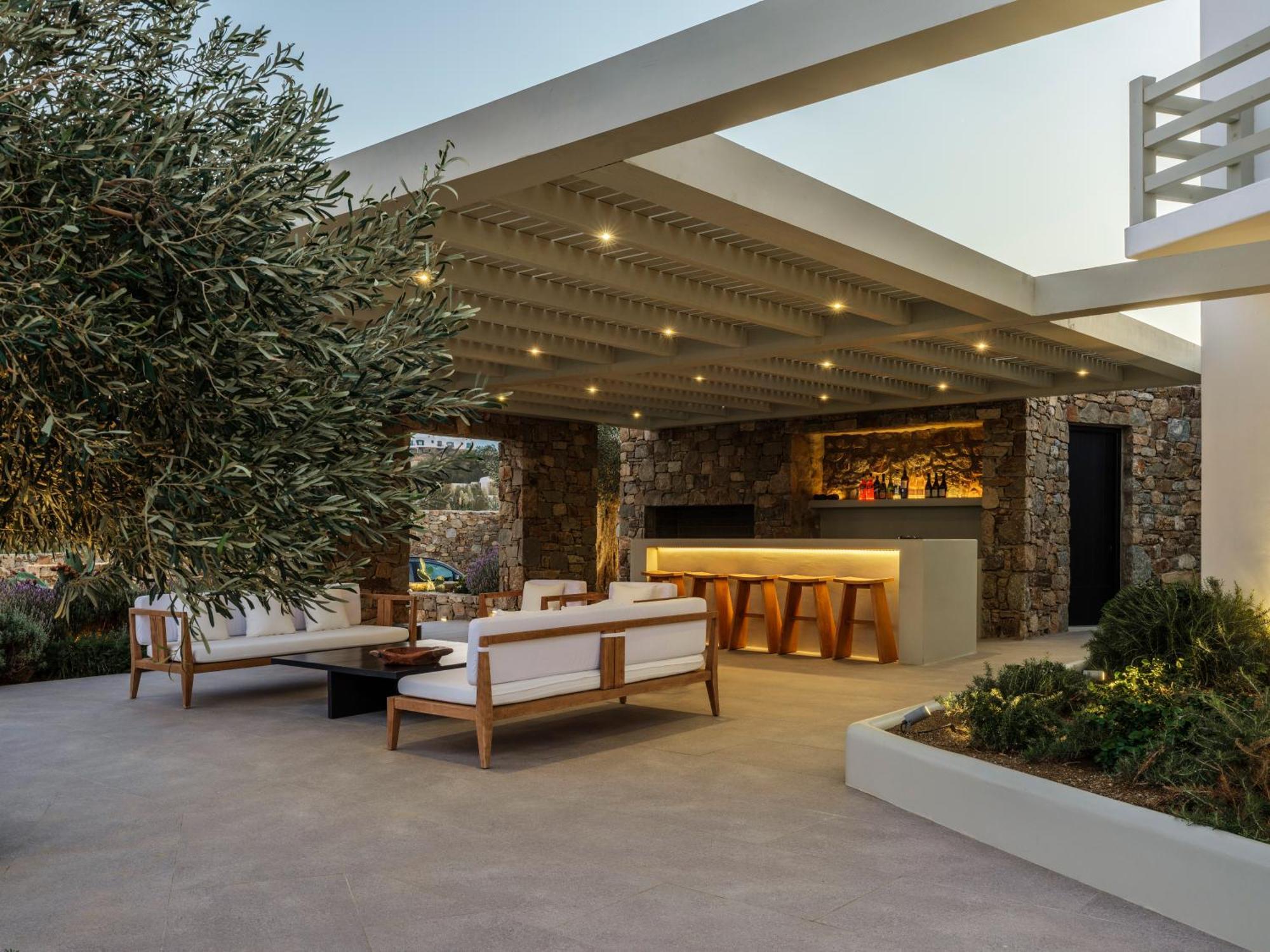 קלפטיס Blue Eye Grand Villa Mykonos מראה חיצוני תמונה