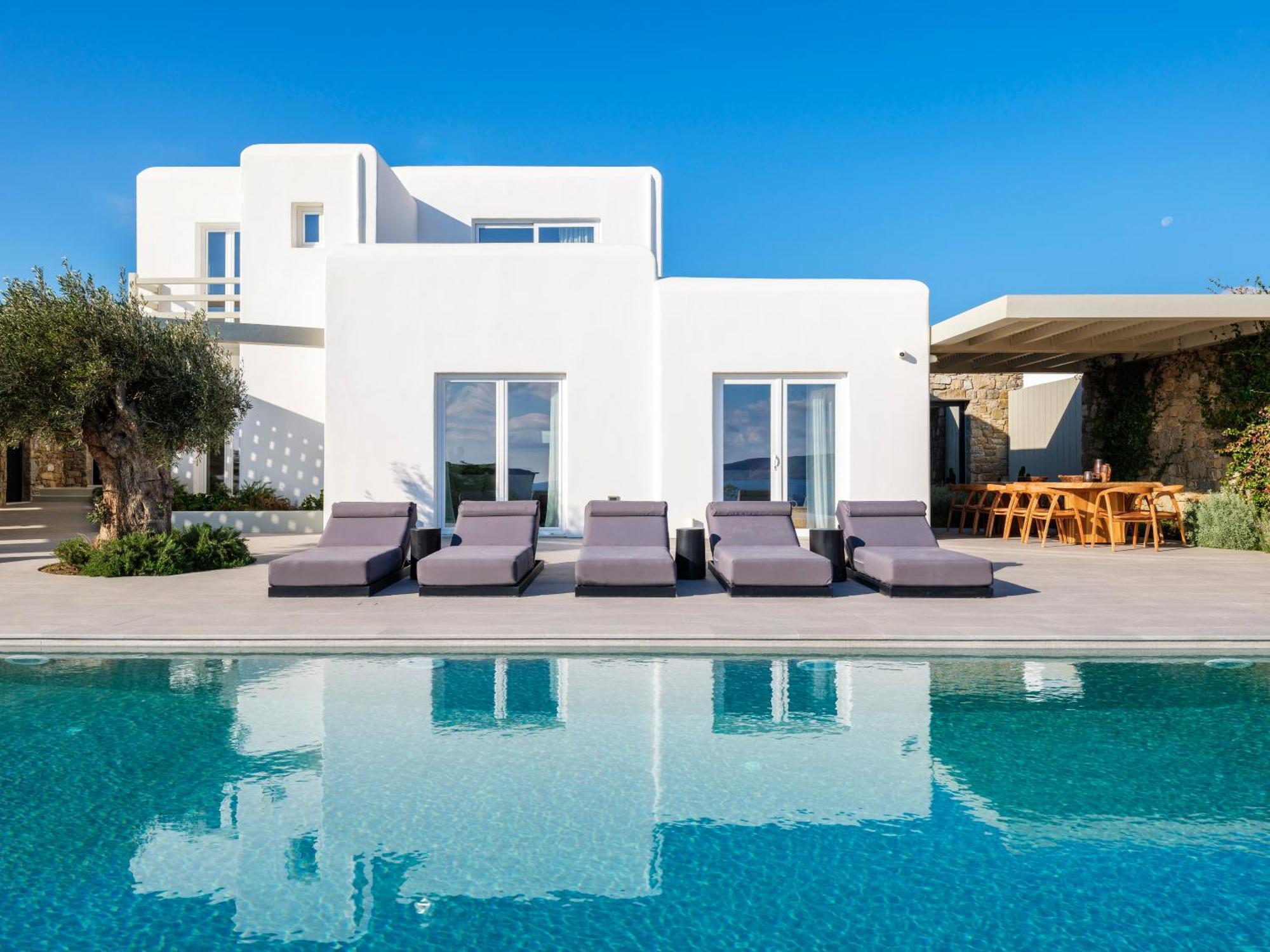 קלפטיס Blue Eye Grand Villa Mykonos מראה חיצוני תמונה