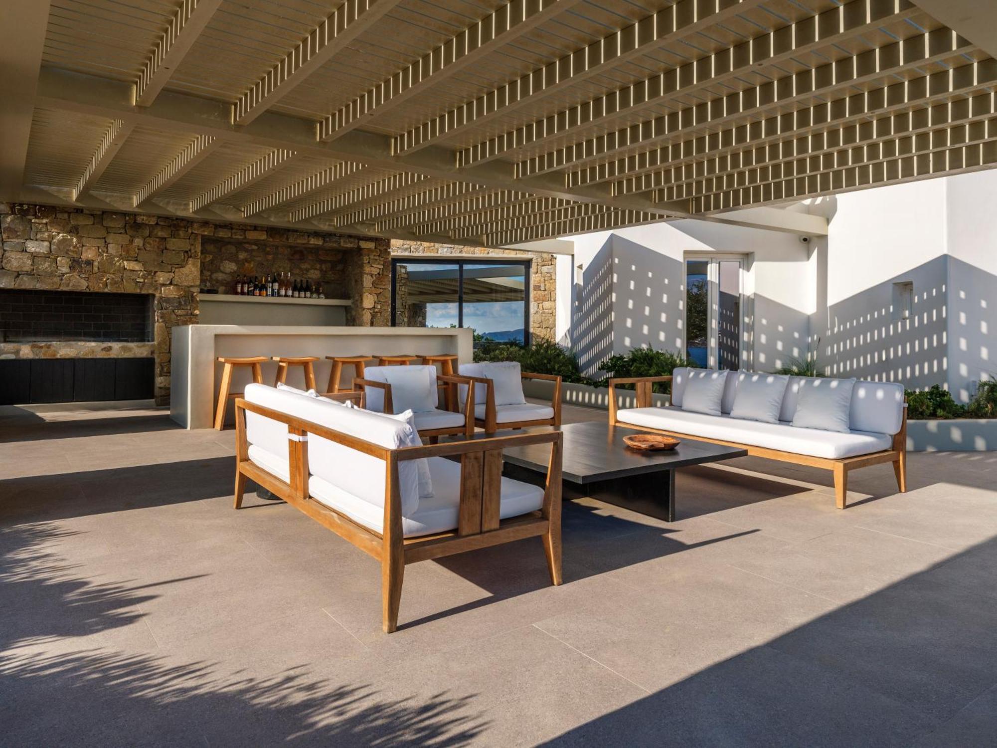קלפטיס Blue Eye Grand Villa Mykonos מראה חיצוני תמונה