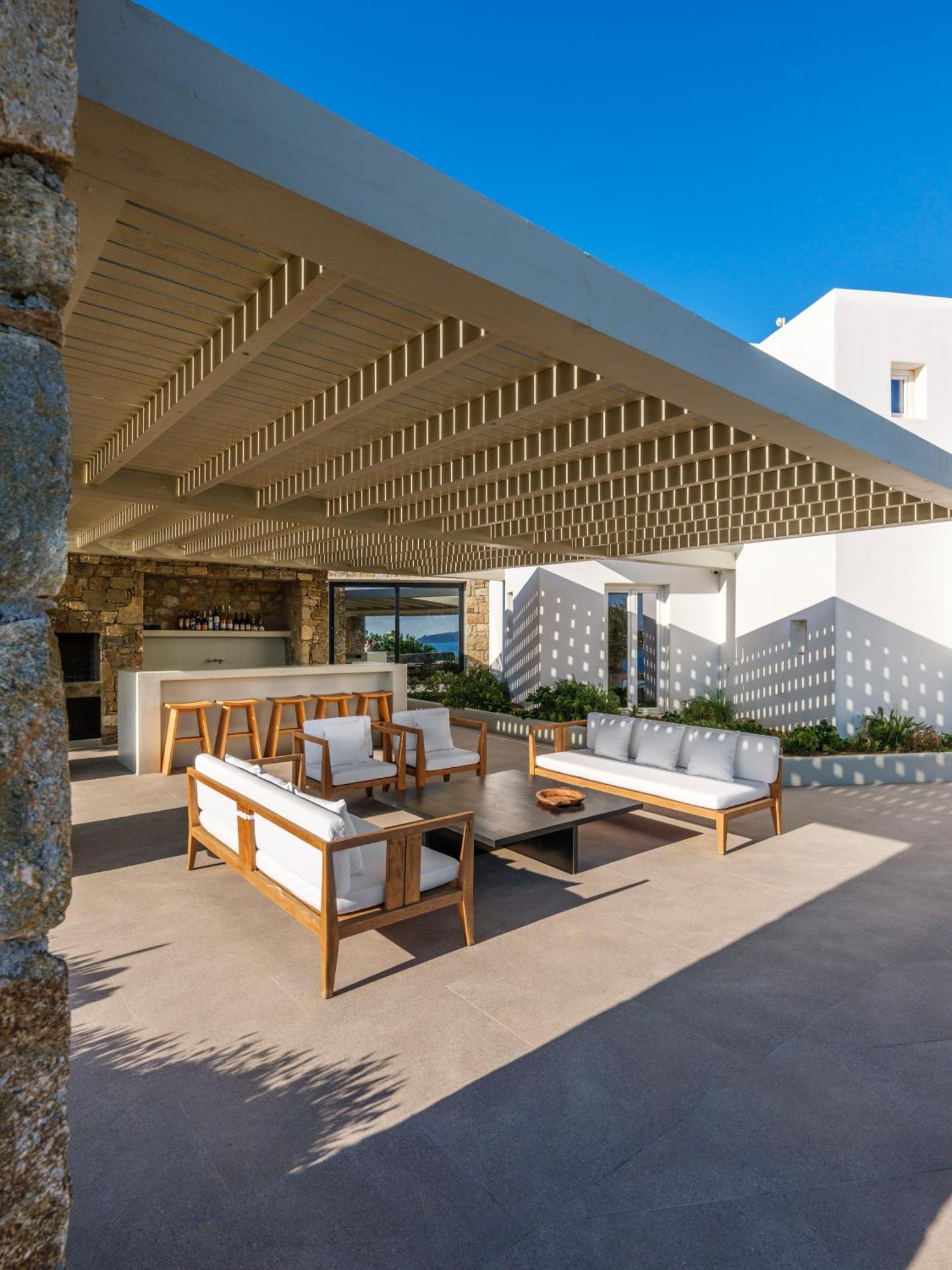 קלפטיס Blue Eye Grand Villa Mykonos מראה חיצוני תמונה
